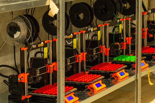 3D Drucker im Regal